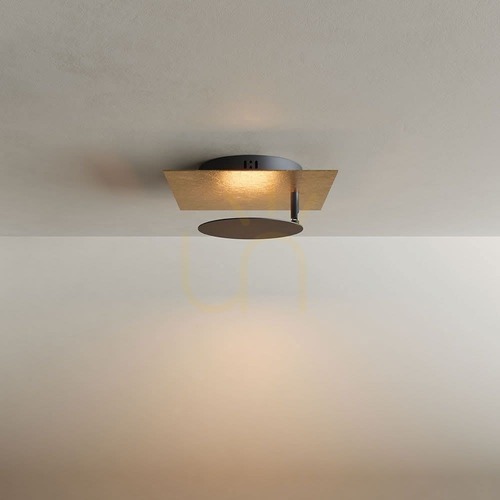 Jelölje be s.luce Plate LED mennyezeti lámpa aranysárga 20 cm szabályozható