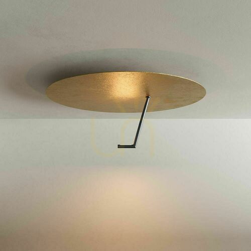 Jelölje be s.luce Hook LED mennyezeti lámpa kerek aranyfüst 60 cm 18 W 3000 K dimmelhető