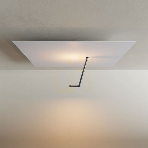 Jelölje be Plafon lámpa s.luce Hook LED kerek fehér fém 18W 3000K 60 cm dimmelhető