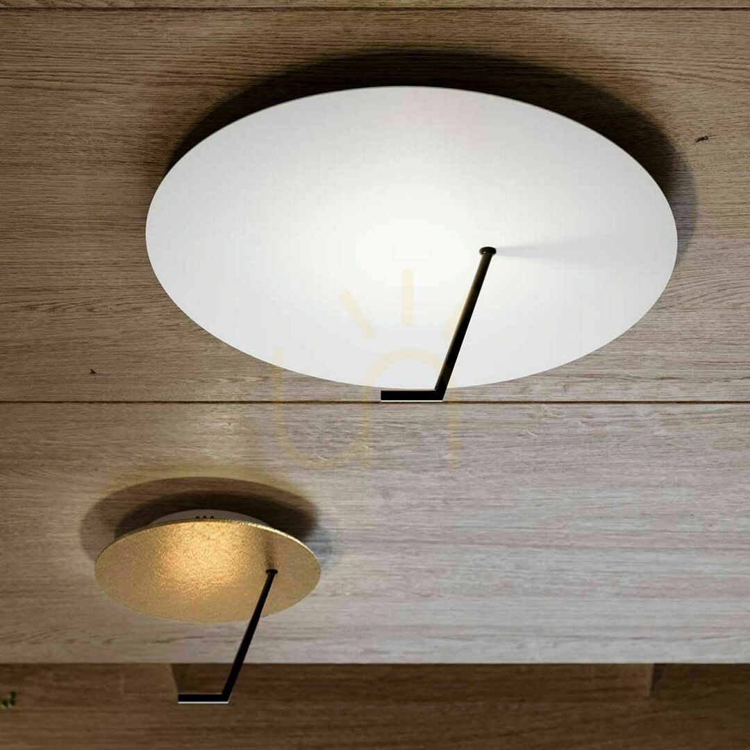 Kijelző Plafonlámpa s.luce Hook LED kerek fehér fém 18W 3000K dimmelhető Plafonlámpa s.luce Hook LED kerek fehér fém 18W 3000K dimmelhető