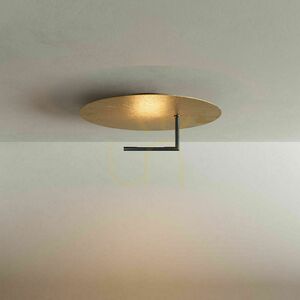 Plafon lámpa s.luce Edge LED kerek aranysárga fém 60 cm dimmelhető small 9