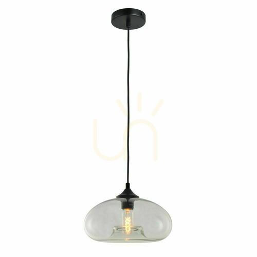 Jelölje be Csillár s.luce Cruet üveg függőlámpa E27 5 m kábel, átlátszó, 28 cm