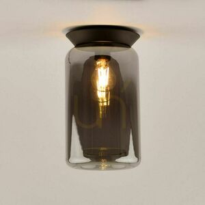 Plafon lámpa s.luce Cruet füstös üveg fém E27 retro Ø17 cm 14 Plafon lámpa s.luce Cruet füstös üveg fém E27 retro Ø17 cm small 14