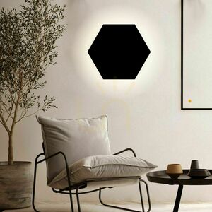 s.luce Hive LED fali lámpa fekete 55 cm közvetett megvilágítással small 6
