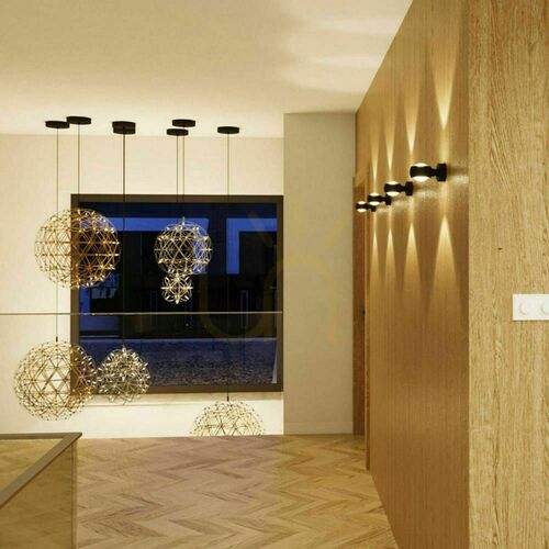 Jelölje be Fali lámpa s.luce Beam fekete LED Up & Down modern 2x7W