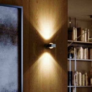 Fali lámpa s.luce Beam X fekete modern téglalap alakú G9 dimmelhető small 4