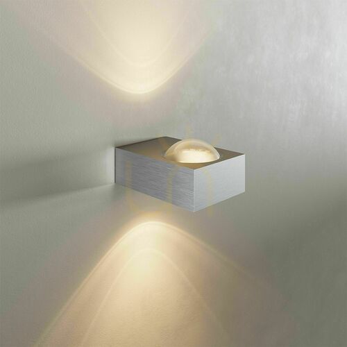 Jelölje be s.luce Beam X ezüst fali lámpa, 12 cm, 1×G9, felfelé és lefelé világító