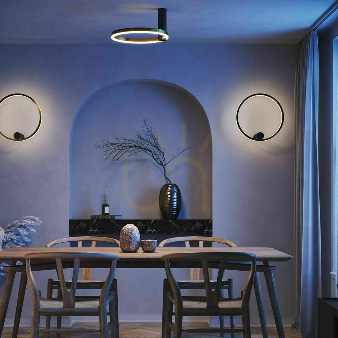 Előnézet Plafonlámpa s.luce Ring Air LED 40 cm ezüst, kerek, dimmelhető Plafonlámpa s.luce Ring Air LED 40 cm ezüst, kerek, dimmelhető