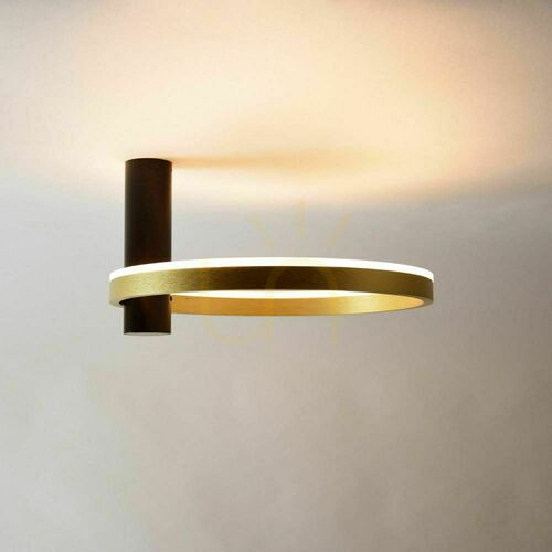 Jelölje be Plafon lámpa s.luce Ring Air LED aranysárga 40 cm meleg fehér dimmelhető