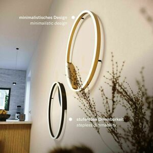 Plafon lámpa s.luce Ring LED 40 cm fehér, dimmelhető, 3000K, fém-műanyag, modern 4 Plafon lámpa s.luce Ring LED 40 cm fehér, dimmelhető, 3000K, fém-műanyag, modern small 4
