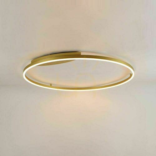 Jelölje be s.luce Ring LED mennyezeti lámpa aranysárga 100 cm dimmelhető
