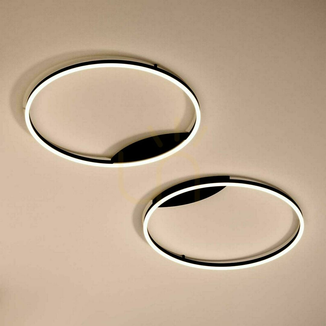 Előnézet Plafonlámpa s.luce Ring LED, kerek, ezüst, 40 cm, dimmelhető Plafonlámpa s.luce Ring LED, kerek, ezüst, 40 cm, dimmelhető
