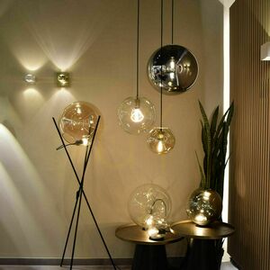 Asztali lámpa s.luce Orb füstös üveg-fém, Ø40 cm, E27, dimmelhető 4 Asztali lámpa s.luce Orb füstös üveg-fém, Ø40 cm, E27, dimmelhető small 4