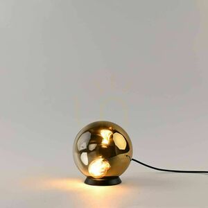 s.luce Orb üveggömb asztali lámpa barna 20 cm E27 small 10