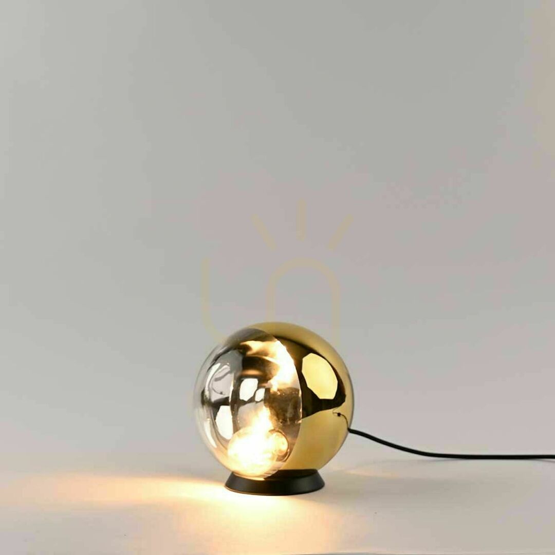 Előadás s.luce Orb füstös üveg asztali lámpa 30 cm s.luce Orb füstös üveg asztali lámpa 30 cm