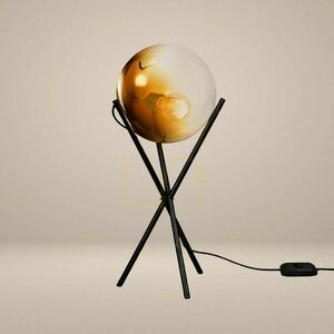 Asztali lámpa s.luce Orb Axis aranysárga üveg 20 cm small 10