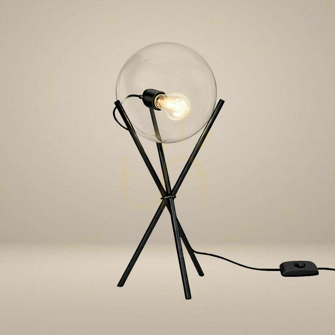 Kilátás s.luce Orb Axis fehér-arany üveg asztali lámpa, 20 cm, E27 s.luce Orb Axis fehér-arany üveg asztali lámpa, 20 cm, E27