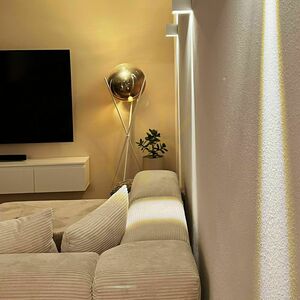 Állólámpa s.luce Orb fekete üveggömb 160 cm E27 modern small 3