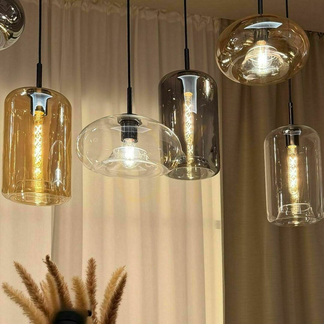 Kijelző Csillár s.luce Cruet XL üveg, 8 lámpás, átlátszó, ovális, E27, 28 cm Csillár s.luce Cruet XL üveg, 8 lámpás, átlátszó, ovális, E27, 28 cm