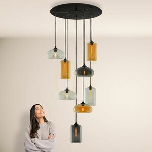 Csillár s.luce Cruet XL 8 lámpás üveg függőlámpa small 4