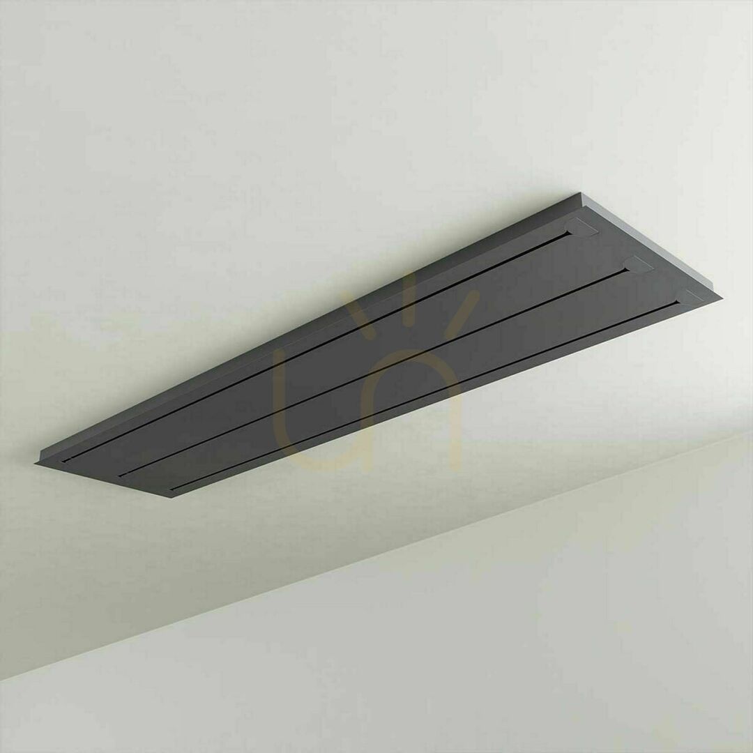 Kijelző Mennyezeti lámpa s.luce Modular téglalap alakú fehér fém 160 cm Mennyezeti lámpa s.luce Modular téglalap alakú fehér fém 160 cm