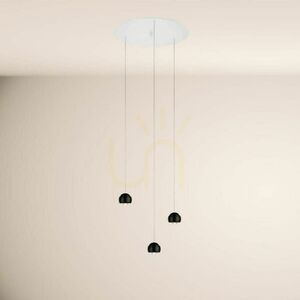 Csillár s.luce Beam LED 5-lámpás fekete, modern, moduláris small 12