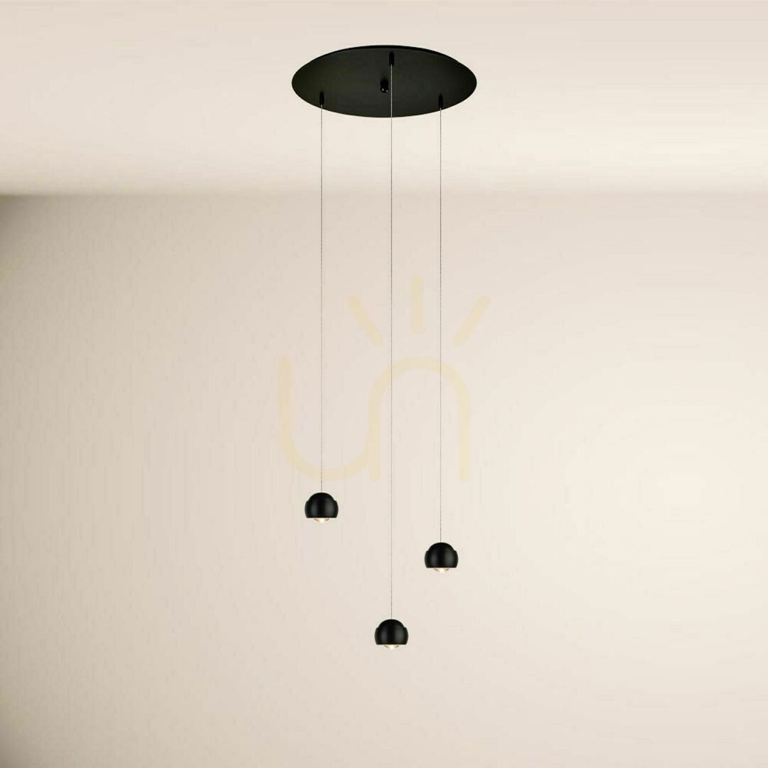 Kijelző Csillár s.luce Beam LED 5-lámpás ezüst 60 cm minimalista Csillár s.luce Beam LED 5-lámpás ezüst 60 cm minimalista