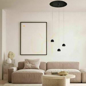 Csillár s.luce Beam LED 3 lámpás fekete modern mennyezeti lámpa 40 cm 3 Csillár s.luce Beam LED 3 lámpás fekete modern mennyezeti lámpa 40 cm small 3