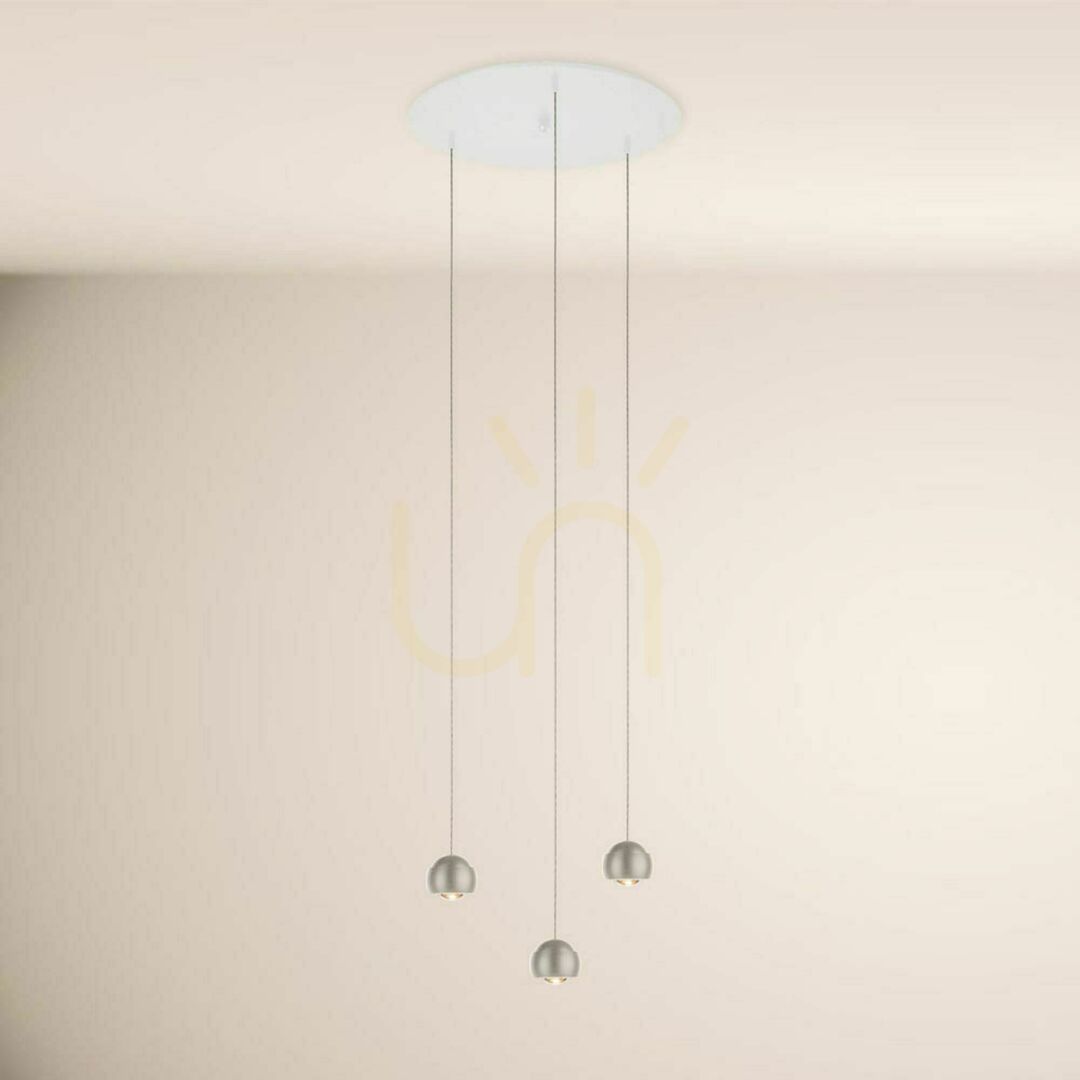 Előnézet Csillár s.luce Beam LED fekete 3 lámpás függeszték 40 cm Csillár s.luce Beam LED fekete 3 lámpás függeszték 40 cm