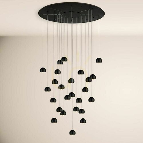 Jelölje be Csillár s.luce Beam XL LED 24 lámpás ezüst modern 80 cm függesztett lámpa