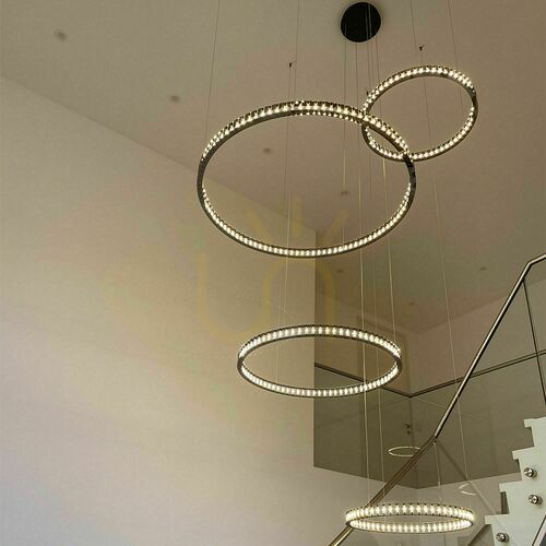 Jelölje be Függőlámpa s.luce Atom Ring LED fekete 60 cm dimmelhető 3000K