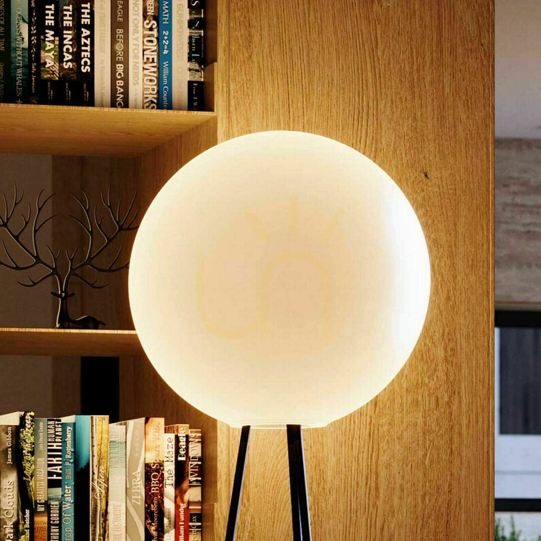 Előnézet s.luce Orb tripód állólámpa üveggömb, réz, 160 cm s.luce Orb tripód állólámpa üveggömb, réz, 160 cm