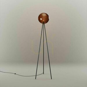 s.luce Orb Tripod állólámpa üveggömbbel, réz, 160 cm small 9