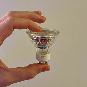 GU10 LED-izzó s.luce 2700 K 450 lm fényerőszabályozható, króm small 1