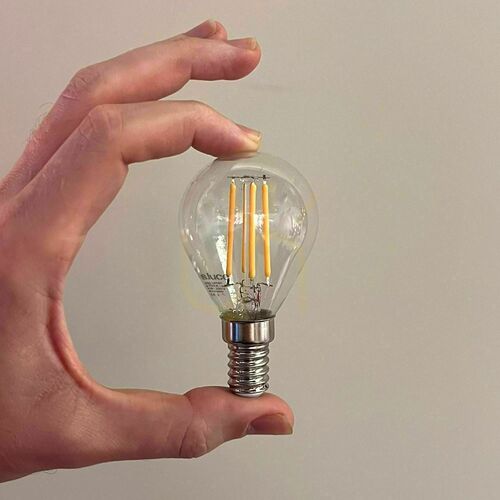 Jelölje be E14 LED izzó s.luce 2700 K 350 lm 4 W dimmelhető CRI 90
