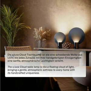 Asztali lámpa s.luce Cloud fekete fém GU10 dimmerrel 2 Asztali lámpa s.luce Cloud fekete fém GU10 dimmerrel small 2