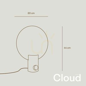 Asztali lámpa s.luce Cloud fekete fém GU10 dimmerrel 6 Asztali lámpa s.luce Cloud fekete fém GU10 dimmerrel small 6