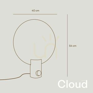 Asztali lámpa s.luce Cloud fekete fém GU10 dimmerrel 7 Asztali lámpa s.luce Cloud fekete fém GU10 dimmerrel small 7