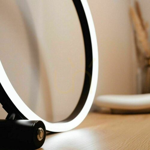 Jelölje be s.luce Ring LED asztali lámpa fekete 60 cm szabályozható