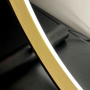 s.luce Ring LED gyűrűs asztali lámpa aranysárga 60 cm dimmelhető small 9
