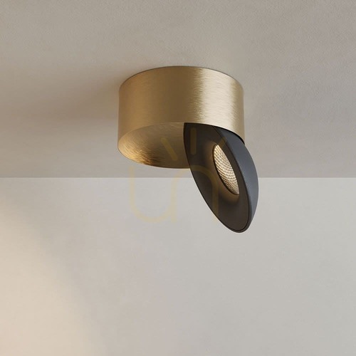 Jelölje be Állítható LED mennyezeti spotlámpa s.luce Santa Neo aranysárga 10,8 cm 11W dimmelhető