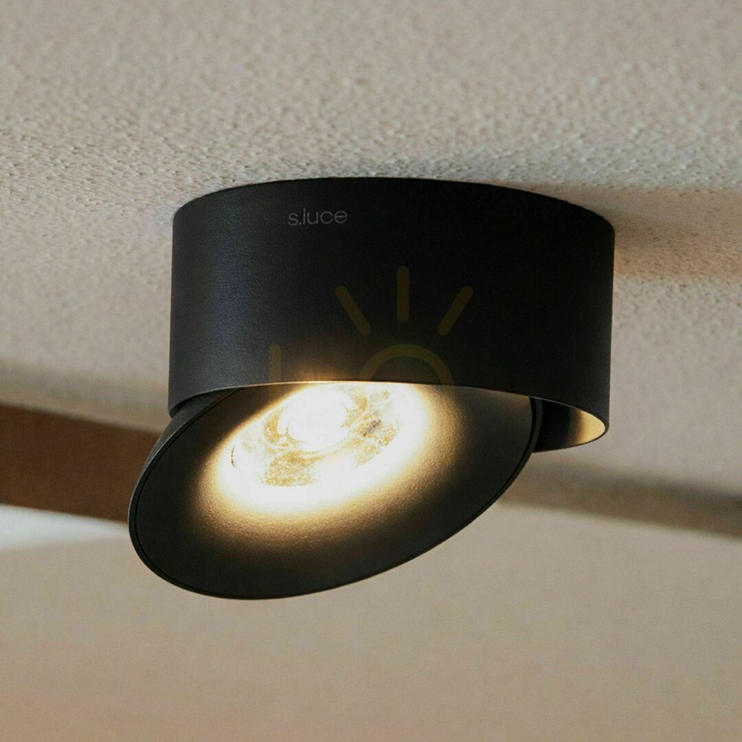 Előnézet Mennyezeti spotlámpa s.luce Santa Neo LED aranysárga 10,8 cm 11W dimmelhető Mennyezeti spotlámpa s.luce Santa Neo LED aranysárga 10,8 cm 11W dimmelhető