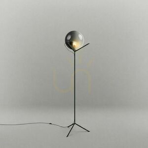 s.luce Orb üveggömb állólámpa, átlátszó, 170 cm small 9