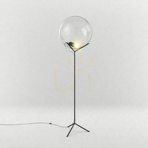 Jelölje be s.luce Orb állólámpa üveggömb 50 cm átlátszó E27, modern