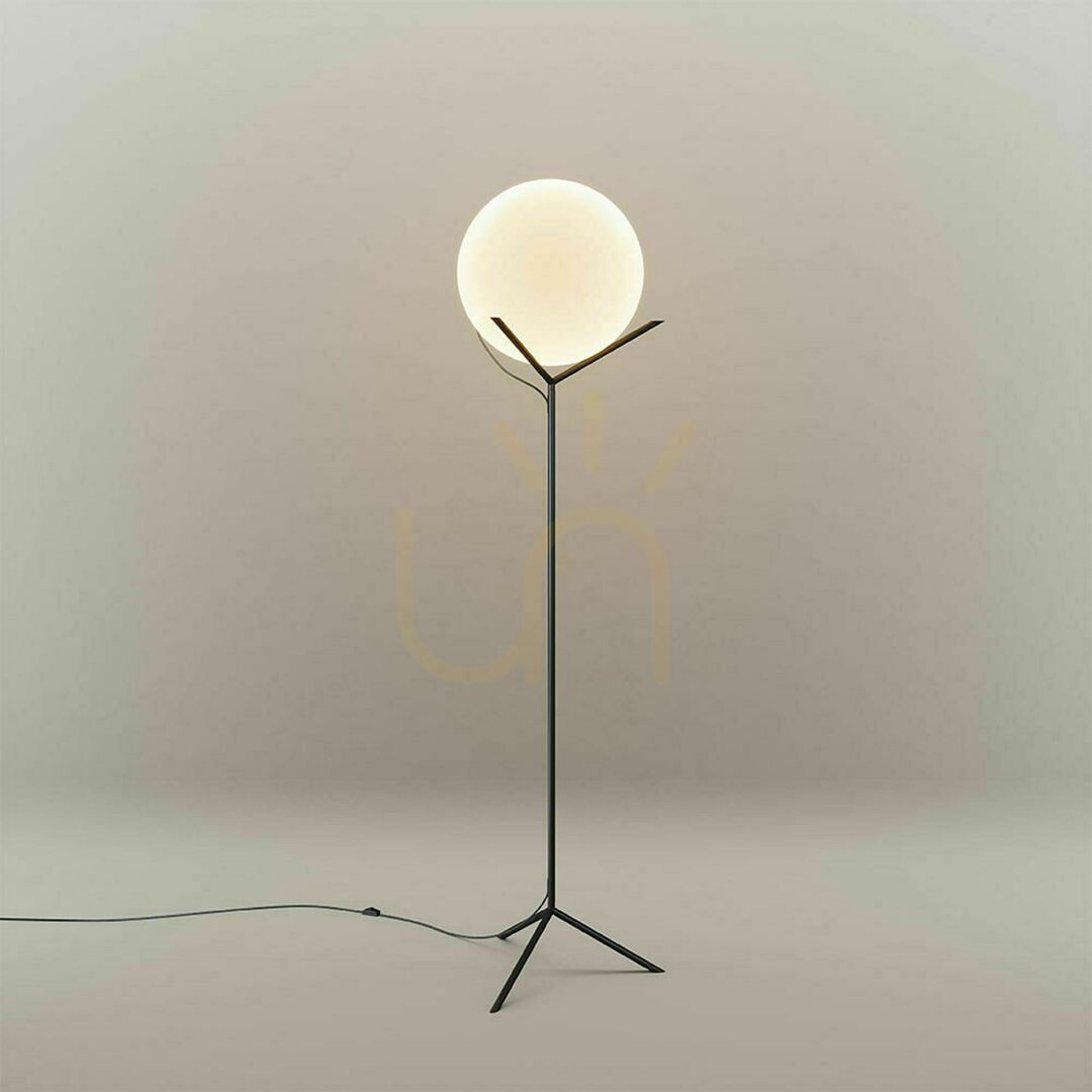 Előnézet s.luce Orb Poseidon barna üveggömb állólámpa 175 cm s.luce Orb Poseidon barna üveggömb állólámpa 175 cm