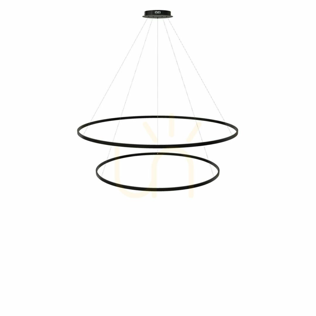Jelölje be Függőlámpa s.luce Ring LED gyűrűs fekete 2 lámpás, dimmelhető Függőlámpa s.luce Ring LED gyűrűs fekete 2 lámpás, dimmelhető