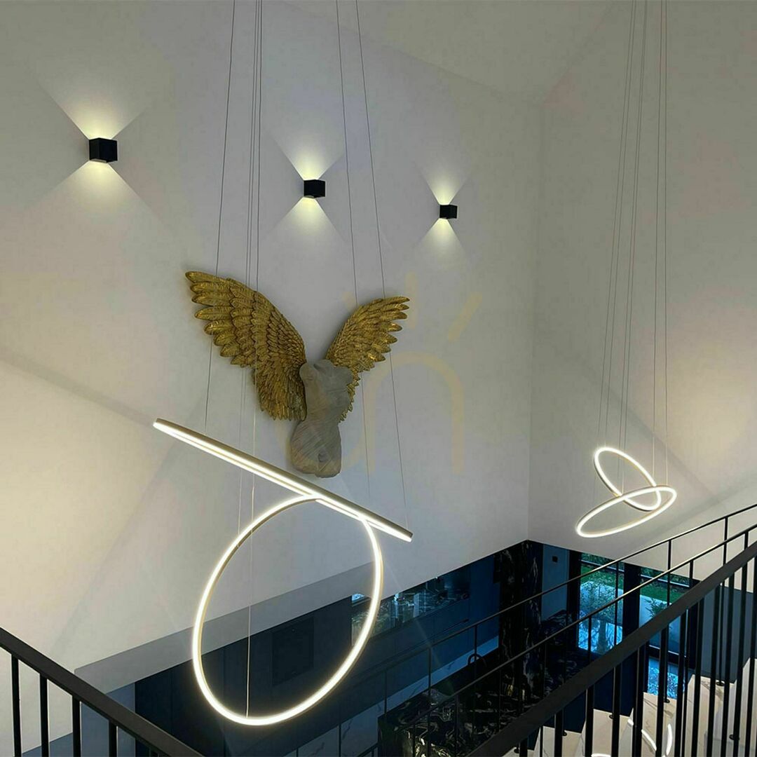 Jelölje be Függőlámpa s.luce Ring LED gyűrűs fekete 2 lámpás, dimmelhető Függőlámpa s.luce Ring LED gyűrűs fekete 2 lámpás, dimmelhető