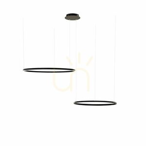 Függőlámpa s.luce Ring LED 2 fényforrásos aranysárga kerek excentrikus small 14