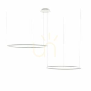 Függőlámpa s.luce Ring LED 2-lámpás fekete, állítható, excentrikus small 11