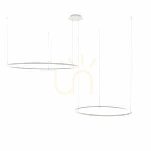 Függőlámpa s.luce Ring LED 2-lámpás fekete, állítható, excentrikus small 7